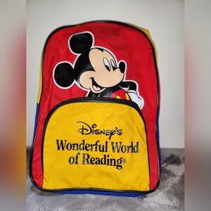 Disney's Wonderful World of Reading backpack